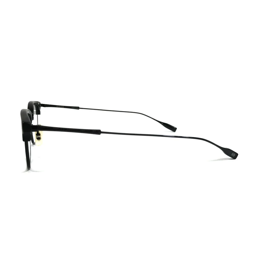 Eyevan Eyeglasses Frames Bernal MPBK/BK Matte Black Rectangle Full Rim 51-21-145